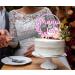 Personalized Natural Wood Cake Topper - Custom Name Decoration in Birch Multiplex | Perfect for Any Celebration - Buy Online on GoSupps.com
