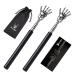 BiAnYC 2-piece extendable back scratcher portable scratching hand back scratcher premium telescopic scratching hand against itching scratching massager as a back scratcher creative gift extendable 21 to 59 cm