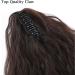 24" Long Ponytail Extensions Yaki Synthetic Claw Clip in Pony Tails Corn Wave Ponytail Curly Hairpiece for Women Dark Brown 24inch (Pack of 1) Yaki-Dark Brown - Buy Online on GoSupps.com