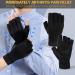 Donfri Copper Infused Compression Arthritis Gloves - Fingerless Pain Relief for Carpal Tunnel Rheumatoid TN Tendonitis - Medium Size for Men & Women - Buy Online on GoSupps.com