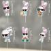Kids' Vintage Rock Easter Bunny Cupcake Toppers Set of 18 - Perfect for boys and girls for their spring Easter party baby shower party birthday party or rock party decorations - SugarGera - Buy Online on GoSupps.com
