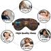 SSIMOO Bronze Gears Clock Eye Mask - Soft Breathable Travel Eye Patch for Relaxation | International Shipping - Buy Online on GoSupps.com