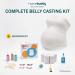HomeBuddy Belly Cast Kit - DIY Pregnancy Casting for Expecting Moms | Unique Keepsake Gift with Decorating and Painting Kit - Buy Online on GoSupps.com