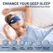 Sleep Mask with White Noise & Heat - Eye Massager for Ultimate Comfort | 100% Blackout Travel-Friendly & Breathable - Buy Online on GoSupps.com