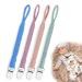 Iopykkoa pacifier chain cotton pacifier tape girls and boys pacifier chains clips for bib triangular triangle 4 pieces green green / pink / blue / purple