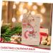 MUSISALY 1 Set Candy Pouch Santa Bags Christmas Advent Calendar Bags Advent Calendar Pouches Xmas Bags Paper As Shown 18.00X9.00X1.00CM - Buy Online on GoSupps.com