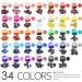 Kyonano Candle Dye Set - 34 Colors for 67 lb Wax | Soy & Vegetable Wax Dye for DIY Candle Making | High Safety & Easy-Cleaning Formula - Buy Online on GoSupps.com