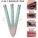 Make Up Pen 4 in 1 Makeup Pen Easy Switch Makeup Pen Includes Eyeliner Eyebrow Lip Liner & Highlighter Long Lasting Portable for Women Outdoor - Buy Online on GoSupps.com