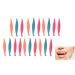 SmileSupplies Dental Teeth Rubber Band Elastic Placers for Braces Disposable Plastic Orthodontic Elastic Placers Multi-color (20 Pcs)