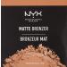 NYX Professional Makeup Matte Body Bronzer - Pressed Powder Vegan Formula No Shimmer - Light 1 - International Shipping Available - Buy Online on GoSupps.com