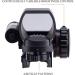Hiram 1x22x33 Holographic Reflex Scope Sight | 4 Reticles Red/Green Dot & Red Laser - Buy Online on GoSupps.com