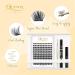 DIY Eyelash Extensions Kit QUEWEL 144 Pcs Lash Clusters Eyelash Clusters Golden Tweezer Cluster Lashes Bond and Seal Waterproof Clusters Lash Glue Remover for DIY Lash Extensions (QU-RR-DH-01) 1 Count (Pack of 1) DIY Lash Extensions Kit-RR01 - Buy Online on GoSupps.com