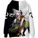 Buy Genshin Impact Fischl Cosplay Zipper Hoodie | Unisex 3D Printed Warm Sweatshirt for Fans - Fast International Shipping - Buy Online on GoSupps.com