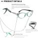 Cat Eye Reading Glasses for Women 3 Pack - Blue Light Blocking Anti-Glare UV Rays +1.50 Eyeglasses Brown/Green/Purple - Buy Online on GoSupps.com