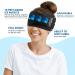 Halo Migraine Relief Hat - Soft Ice Pack Headband for Headaches - Long Lasting Cold Therapy - One Size, Black - Buy Online on GoSupps.com
