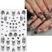4 Sheets 3D Halloween Rhinestone Stickers - Self-Adhesive Spider & Ghost Nail Art Decals for Women | Glitter Luxury Charms for DIY Manicure - Buy Online on GoSupps.com