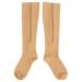 Penrux compression socks with zipper 1 pair 15 20 mmHg medical compression socks with a closed toe area and skin protection with zipper high support socks S-M skin color