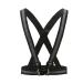 Aykrm warning vest bicycle Reflector vest jogging safety vest adjustable easy for running motorcycle running reflective for adults children black 1