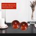 Ipetboom 2-Pack Solid Wood Acupressure Massage Balls - 1.7 Inch Hand Roller for Stress Relief & Meditation - Buy Online on GoSupps.com