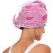 Heart Lolly Pop Pattern Dry Hair Cap & Quick Drying Towel Set - 2 Piece Super Absorbent Soft & Comfortable with Button Headband - Perfect for International Shipping - Buy Online on GoSupps.com