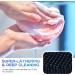 ManmiHealth Soft Silicone Shower Brush Set - Gentle Exfoliating Bath Glove for All Skin Types, Super-Lathering Body & Face Scrubber in Black & Pink with 2 Free Hooks - Buy Online on GoSupps.com