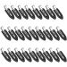 ZEVONDA 26 PCS No Crease Hair Clips - No Bend Hair Clips Makeup Hair Clips Hair Styling Clips Hairdressing Hairpins for Girls Women (Black) Black *26