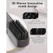 Mini Hair Straightener Brush Cordless Hair Straighteners Hot Comb with 25s Fast Heating 3 Temp & Anti-Scald Portable Hair Straightening Brush for Women and Kids Wet to Dry Tools for Travel Styling - Buy Online on GoSupps.com