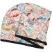 Hair Towel Wrap with Button - Quick Drying Hair Turban & Head Towel (Passport Stamp) - International Shipping Available - Buy Online on GoSupps.com