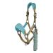 LeMieux Vogue Fleece Headcollar and Leadrope Halter Full Size Turquoise