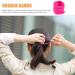 Frcolor Elastic Hair Ties - No Metal No Damage Ponytail Holders (Pack of 50) - Soft Pink Rubber Bands for All Hair Types - International Shipping Available - Buy Online on GoSupps.com
