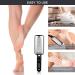 Joovre Foot File: Best Callus Remover for Dry & Wet Feet - Exfoliates & Removes Hard Skin - Surgical Grade Stainless Steel (Black) - Buy Online on GoSupps.com