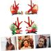 Amosfun 2 Pairs Christmas Hair Clips Stocking Fillers Xmas Reindeer Hair Band Christmas Hair Pins Elk Antler Cosplay Costume Accessory Non-woven Fabric Girl Child Antlers Clothing - Buy Online on GoSupps.com