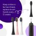 BURST Toothbrush Heads - Genuine Replacement Heads for BURST Sonic Toothbrush - Charcoal Soft Bristles - 3-Pack - Buy Online on GoSupps.com