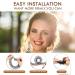 Clear Full Circle Stretch Comb Headband Set for Women - 3pcs Tooth Flexible Plastic Comb - Buy Online on GoSupps.com