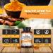Organic Turmeric Capsules 1440mg | 120 Capsules with Black Pepper & Ginger | High Strength Curcumin Supplement | Made In UK - Buy Online on GoSupps.com