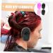 GLEAVI 12 Pcs Hair Dye Earmuffs | Black Ear Cuff | Silica Gel | Baking Oil Shawl | Pack of 7.5x5cmx3pcs | Assorted Colorsx3pcs - Buy Online on GoSupps.com