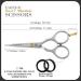 FABINOC 5" Beard and Moustache Scissors with Comb & Pouch Eyebrow Ear & Nose Small Hair Scissors - German Quality Stainless Steel Mustashe Grooming Kit (Silver) - Buy Online on GoSupps.com