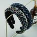 scicent Black Headband Rhinestone Crystal Embellished Hairbands for Women Girls Vintage Padded Non-Slip Head Band Wide Retro Hair Band Fashion Hair Accessories for Wedding - 27603 - Buy Online on GoSupps.com