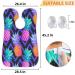 Colorful Pineapple Beard Bib Apron - Non-Stick Waterproof Hair Catcher for Men | Perfect Grooming Gift - Buy Online on GoSupps.com