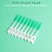 Soft Silicone Toothpicks - 160 Interdental Brushes for Adults & Children | Disposable Oral Care Tools - Blue - Buy Online on GoSupps.com