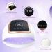 Professional 268W UV LED Nail Lamp with Automatic Sensor/4 Timer Setting/Large LCD Touch Screen Nail Dryer UV Lamps for Gel Nails Curing Lamp for Fingernail and Toenail Home Salon off-white - Buy Online on GoSupps.com