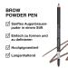 Isadora Eyebrow Pencil - Long-Lasting Dark Brown Brow Powder with Brush for Dense Eyebrows - Buy Online on GoSupps.com