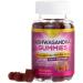Ashwagandha Gummies - Relax, Calm, Unwind with Potent Mood & Stress Support Vitamins - Vegan Friendly, Non-GMO, Plant-Pectin Based - Delicious Raspberry Flavor Chews for Women & Men - 60 Gummies