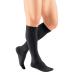 medi Duomed basic knee socks with lace unisex | Compression stockings CCL2 for women and men | Black | Size V