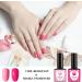 Gel Nail Polish Set Pink Gel Nail Polish 6 Colors French Manicure Gifts UV/LED Soak-Off Spring Shades Light Pink Nude Pink Nail Polish Kit for Women Nail Art Salon DIY At Home - Buy Online on GoSupps.com