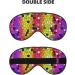 Colorful Tie Dye Stained Glass Sleep Mask | Adjustable Double-Sided Soft Eye Covers for Perfect Shading & Reduced Eye Edema - International Shipping Available - Buy Online on GoSupps.com