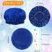 Satin Double-Layered Sleep Bonnet for Women | Blue Satin Night Cap with Premium Elastic Band - Buy Online on GoSupps.com