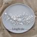 Casdre Rhinestone Bridal Hair Vine - Silver Pearl Wedding Headpiece for Women and Girls - Buy Online on GoSupps.com