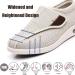 Edema Shoes for Swollen Feet - Women's Diabetic Orthopedic Walking Shoe - Wide Width with Adjustable Closure - Black - Size W10/M9 - Buy Online on GoSupps.com