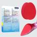 UNIKSTEP 5 Pairs Shoe Sole Anti Slip Grips - Red Rubber Pads for Noise Reduction and Protection - Buy Online on GoSupps.com